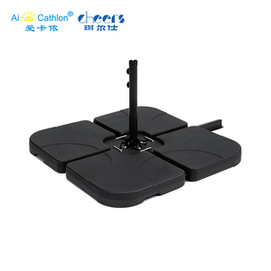 De servicio pesado 150KG al aire libre gran <span class=keywords><strong>Offset</strong></span> voladizo paraguas <span class=keywords><strong>Base</strong></span> con ruedas