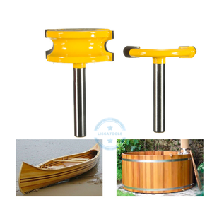 L-N016 2 Buah 1/2 inci & 1/4 inci Diameter. Mata Bor Kayu untuk Kano, Seruling, dan Manik-manik, Pemotong Kayu, Mata Bor Pertukangan Kayu, Mata Bor Penggiling Kayu - Product Image 2