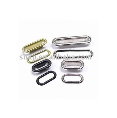 Металлические продолговатые люверсы, подходят для мешков для гольфа, одежды и шляп