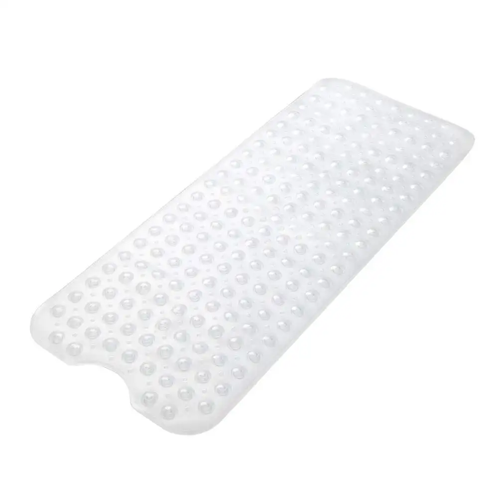 Soft Non Slip Shower Bath Tub Mat Skid Proof and Anti Bacterial Sucker Bathroom Safety Shower Bath Tub Mat with Suction Cups Mat