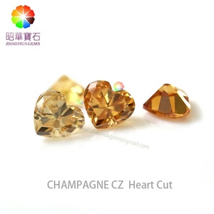 Nano sital อัญมณีสีเทาหลวมหัวใจตัด - Product Image 6