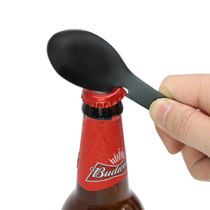Cuchara-Tenedor Spork, Utensilio para Acampar al Aire Libre, Cuchillo, Abrelatas, Acero Inoxidable, Spork de Supervivencia - Product Image 5