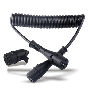 24 v 7way cắm cuộn dây cáp nối trailer cáp 7pin phanh ánh sáng cáp - Product Image 1