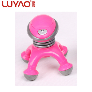 Luyao เครื่องนวดขนาดเล็กพกพาได้,เครื่องนวดสามเหลี่ยมเครื่องนวดสร้างสรรค์พกพาสะดวกการสั่นสะเทือน3AAA