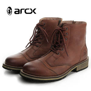 ARCX-<span class=keywords><strong>Botas</strong></span> de cuero para <span class=keywords><strong>Motocross</strong></span> para hombre, botines <span class=keywords><strong>Vintage</strong></span> para Moto, para viajes al aire libre - Product Image 1
