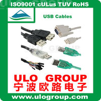 Conector Mini USB Tipo Soldadura SMT, Ángulo de 90/180 Grados, Hembra/Macho