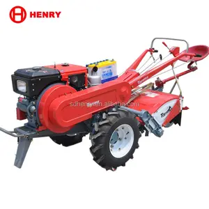 12hp water cooled diesel engine walking tractor low price power tiller for sales