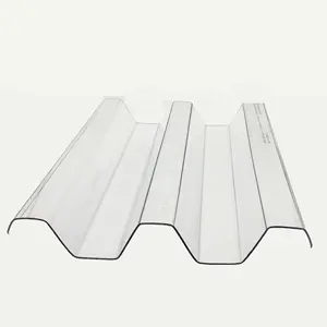 UNQ 100% Virgin Materials Corrugated Plastic PC Polycarbonate Roofing Sheets Storm Panels For Window