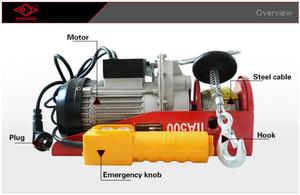 Monte-charge électrique <span class=keywords><strong>500</strong></span> <span class=keywords><strong>kg</strong></span>, levage de marchandises, type arrêt automatique - Product Image 4
