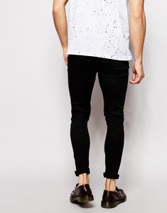 Pantalones Vaqueros de Mezclilla para Hombre, Pantalones Vaqueros Ajustados con Rotura en la Rodilla, Oferta - Product Image 2