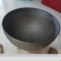800mm 900mm 1000mm 1100mm Grand demi acier doux sphère métallique hémisphère en acier
