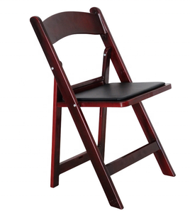 HE-087,Resin or Wood Gladiator <strong>Chair</strong> Wimbledon <strong>Chair</strong> Wood <strong>Folding</strong> Wedding <strong>Chair</strong> With Seat Pad - Product Image 3