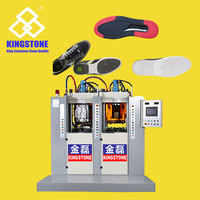 Machine automatique de moulage par injection directe statique unique TR/TPU/PVC à deux stations