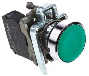 XB4BA11 화이트 XB4BA21 블랙 XB4BA31 그린 XB4BA51 XB4BA61 NO NXB4BA22 XB4BA42 NC XB4BA45 22mm 플러시 스프링 리턴 푸시 버튼 - Product Image 1