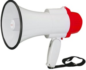 HY1002 अकादमी खेल बैल सींग प्लास्टिक खिलौना <span class=keywords><strong>Megaphone</strong></span> - Product Image 1