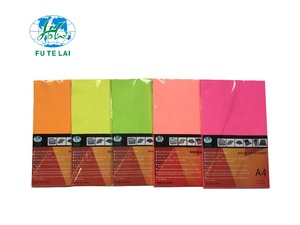 75g / 80g Papel de copia <span class=keywords><strong>a</strong></span> color A4 Papel fluorescente 8 1/2 "x 11" / 8 1/2 "x 13" - Product Image 3