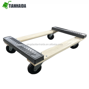 <span class=keywords><strong>Dolly</strong></span> Kayu Transport Mebel Bergerak Kapasitas Beban 500Kg - Product Image 2