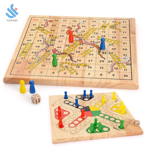 YF-Z6037 alta calidad producto educativo madera divertido vuelo <span class=keywords><strong>serpiente</strong></span> y escalera <span class=keywords><strong>de</strong></span> ajedrez juguetes para niños - Product Image 4