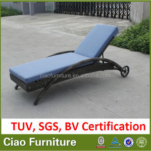 Nuevo diseño de jardín de ratán <span class=keywords><strong>cama</strong></span> de día sillón junto a la piscina - Product Image 1
