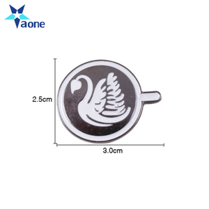 Logam kustom campuran 4 buah/<span class=keywords><strong>lot</strong></span> mode perhiasan logam Enamel cangkir kopi lencana bros Label pin - Product Image 3