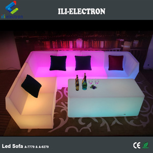 Commercial salon 16 changement de couleur <span class=keywords><strong>led</strong></span> canapé ensemble - Product Image 3