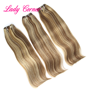 Đầy đủ kết thúc 6/613 màu phần mở rộng tóc đàn Piano màu tóc con người dệt, 12A bán buôn 10A Trinh Nữ lớp biểu bì phù hợp tóc bó - Product Image 2