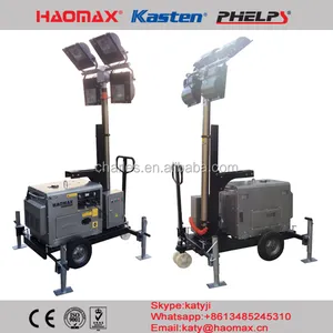 Haomax HM6000DS मोबाइल डीजल जनरेटर प्रकाश