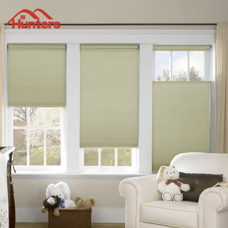Made to measure window coverings Light filtering top down bottom up window roman shades