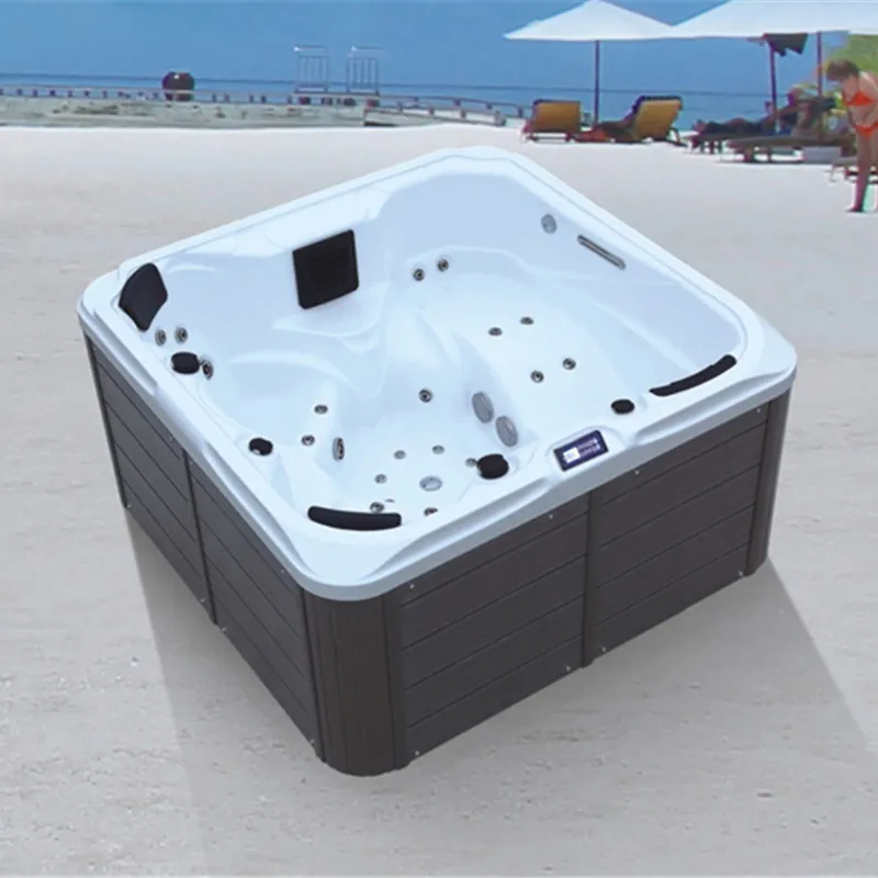 outdoor spa bath 3 person hot tub spa hydro massage pool