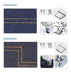 Golden Choice Gc875d ความเร็วสูง Strobel พื้นรองเท้าคู่เข็ม Lockstitch จักรเย็บผ้าอุตสาหกรรม - Product Image 3
