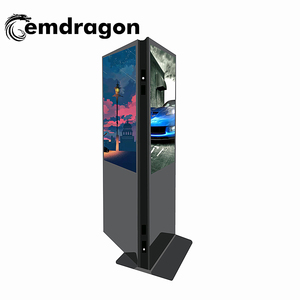 Trong nhà 43 "tầng đứng điện tử kỹ thuật số biển đôi bên kép màn hình thông tin Android kiốt LCD hiển thị video <span class=keywords><strong>player</strong></span> - Product Image 4