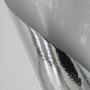 Single Side Aluminum Film Coated <strong>Fabric</strong> Woven Cloth Foil <strong>Reflective</strong> for Sale - Product Image 4