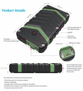 Chargeur étanche ROHs de batterie au lithium haute capacité 18000mAh avec fonction d'affichage à double port USB pour les entreprises - Product Image 2