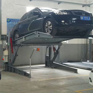 Ascenseur de stationnement commercial à deux étages inclinant le <span class=keywords><strong>garage</strong></span> tridimensionnel - Product Image 5