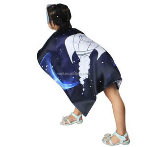 Cartoon <strong>Astronaut</strong> Satin Cape Dress up <strong>Costume</strong> with Felt Face Wearing for <strong>Kids</strong> Christmas eve - Product Image 3