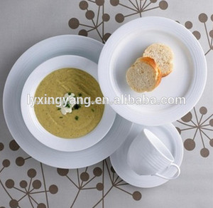 Elegant Europe trend white porcelain dinner sets/OEM design ceramic dinner set for sale , for <span class=keywords><strong>arcopal</strong></span> tableware high quality - Product Image 1