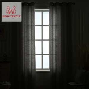 Home Textile leather CAX001American style sheer curtains for Hotel - Product Image 6