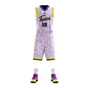 Hot Selling Ncaa Nieuwste Basketball Jersey Patroon Grijs