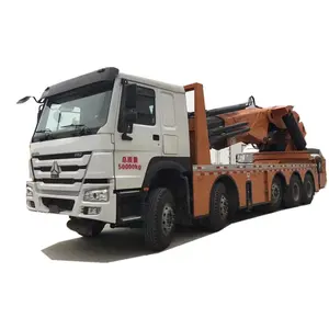 Çin büyük vinç 260 ton ağır katlanır kol vinç ile 10x6 kamyon