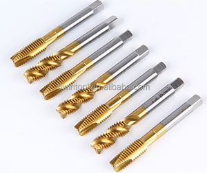 BWIN fabbrica HSS cobalto M35 Rivestimento TiN metric spiral tap macchina filo formando rubinetti e rubinetto set - Product Image 4