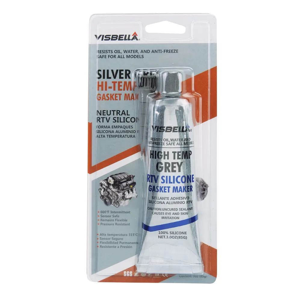 Visbella 85g Gris RTV Mastic De Caoutchouc De Silicone