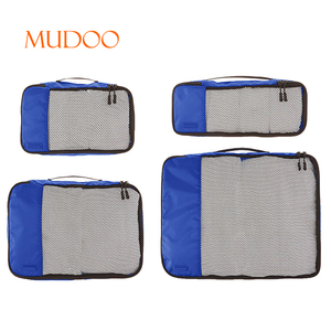 Approvisionnement d'usine voyage emballage cubes 4 pcs ensemble mince voyage bagages sacs - Product Image 6