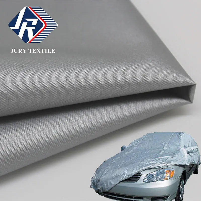 เคลือบเงิน150D ผ้า Oxford Car Cover ความต้านทานต่อแสงแดดป้องกันการกัดกร่อนร่มเต็นท์