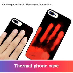 Coque de téléphone en PU sensible à la chaleur, à changement de couleur par <span class=keywords><strong>d</strong></span>étection de température par induction thermique pour <span class=keywords><strong>iPhone</strong></span> 6/7/<span class=keywords><strong>8</strong></span>/Plus - Product Image 5