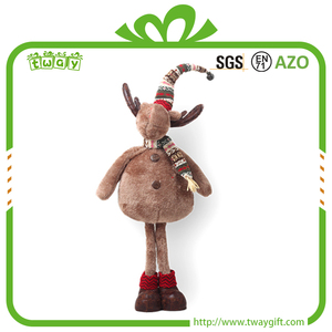 Fourni par l'usine directement 20 "brown renne poupée maison décorations de noël en peluche jouets - Product Image 1