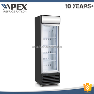 Mejor <span class=keywords><strong>precio</strong></span> de alta <span class=keywords><strong>calidad</strong></span> aletas del evaporador y condensador pantalla refrigerador congelador con puerta de vidrio - Product Image 1