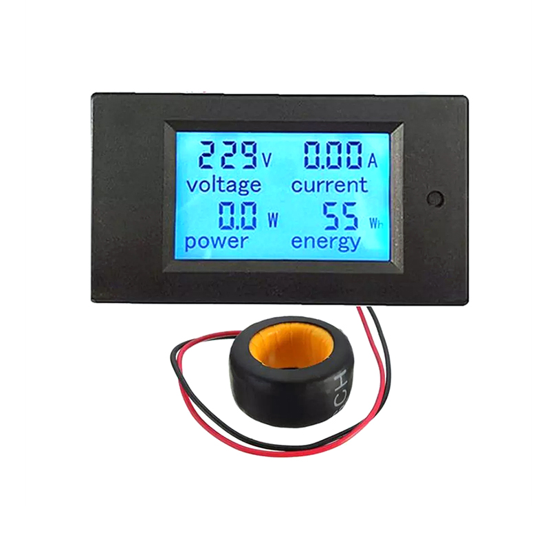 AC80-260V 0-100A LCD Volt Current Watt Kwh Meter Power Energy Ammeter Voltmeter