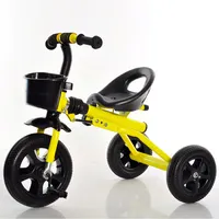 판매 최고의 아기 세발 3 휠 자전거 자동차 어린이 간단한 스타일 플라스틱 및 금속 아이 세발 판매 온라인 쇼핑