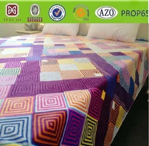 Manta/<span class=keywords><strong>sabana</strong></span>/alfombra <span class=keywords><strong>coralina</strong></span> con diseño de cuadro multicolor - Product Image 1