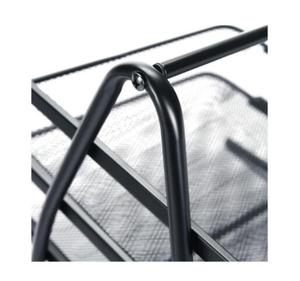 Office 3 Layer Desk Table Iron Mesh Desktop File Organizer METAL Stackable Folding A4 Document <strong>Letter</strong> File <strong>Tray</strong> - Product Image 6